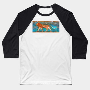 Assyrian Lion Baseball T-Shirt